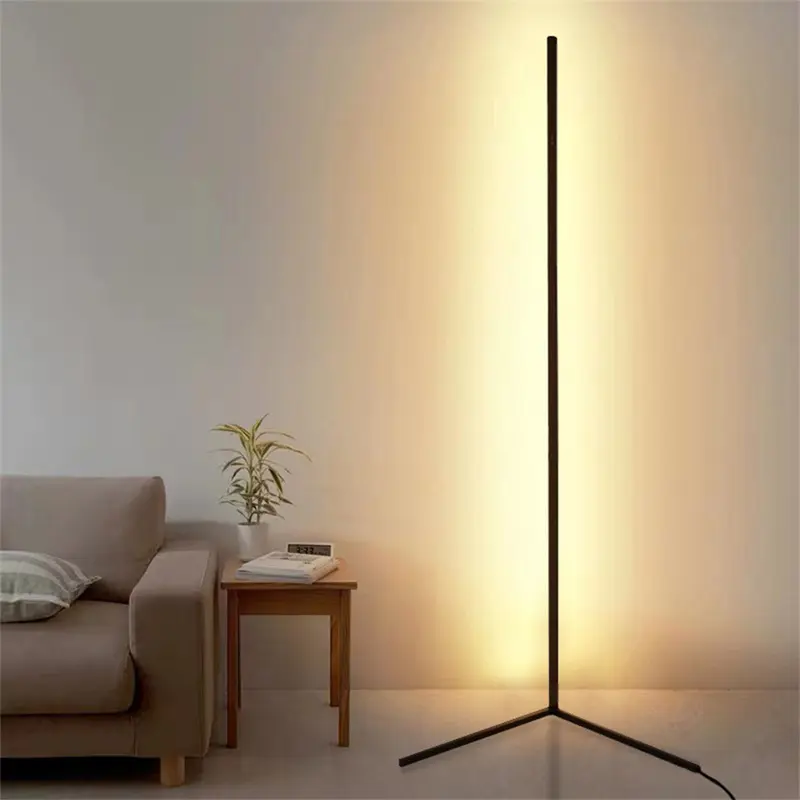 App touch control led rgb floor lamp smart Corner standing floor light